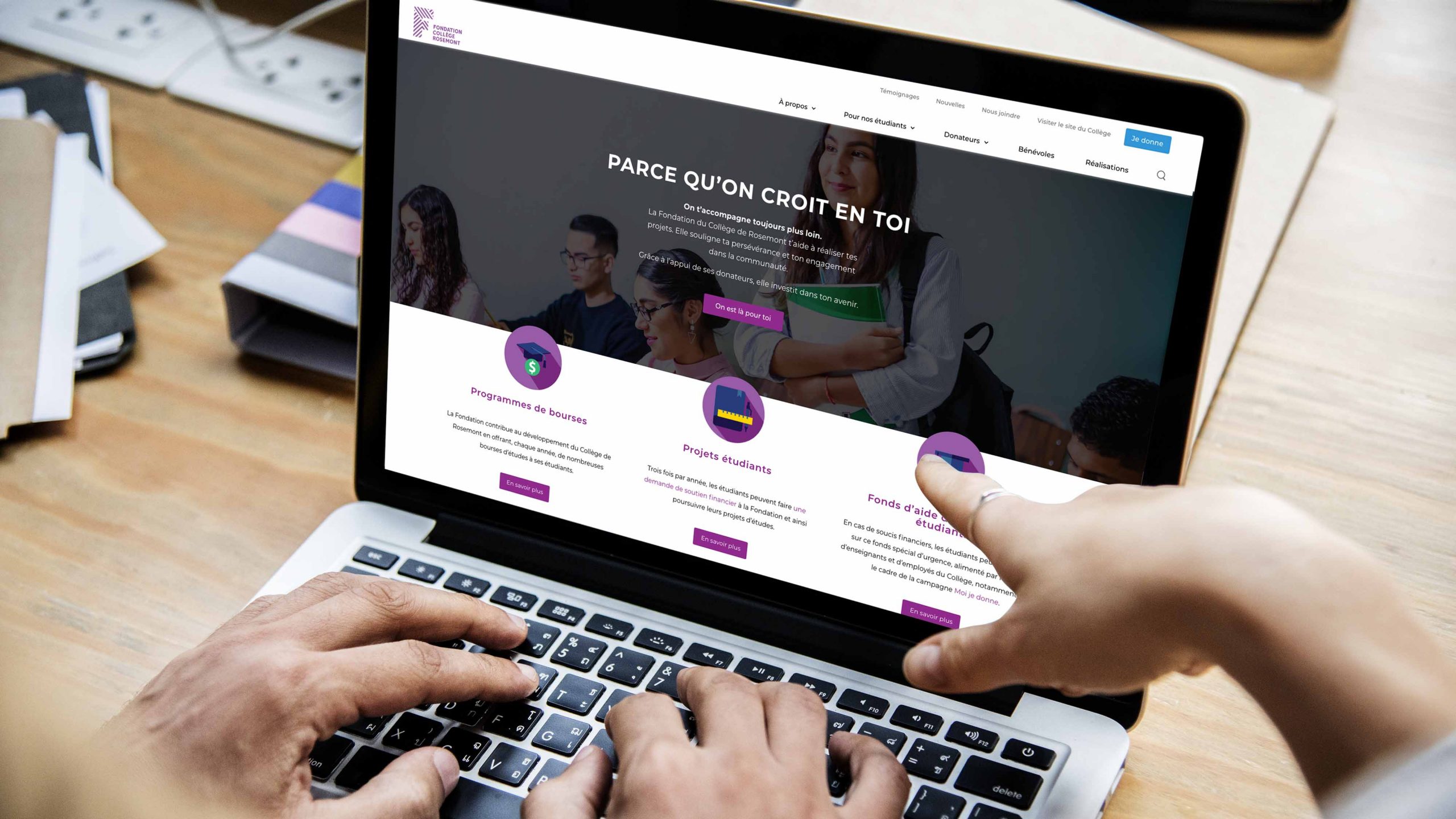 Le site web de la Fondation fait peau neuve